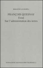 Essai sur l'administration des terres
