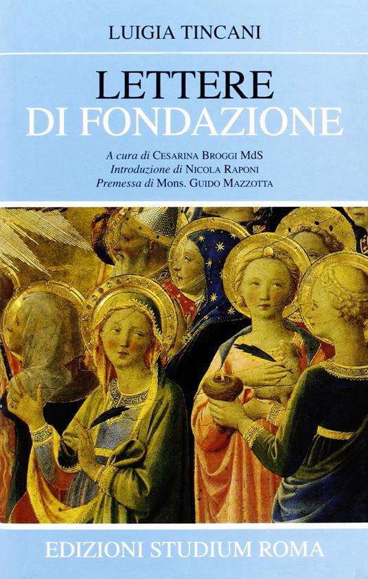 Lettere di fondazione - Luigia Tincani - copertina