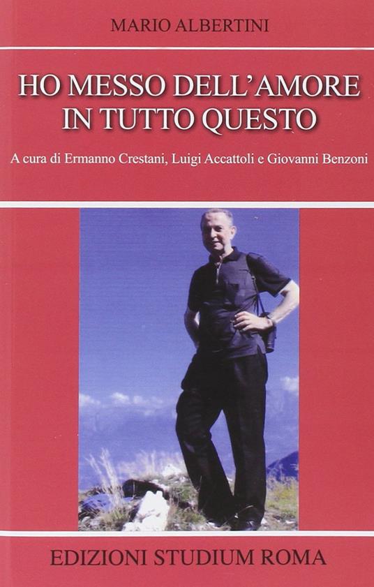 Ho messo dell'amore in tutto questo - Mario Albertini - copertina