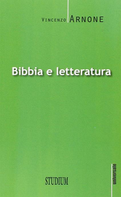 Bibbia e letteratura - Vincenzo Arnone - copertina