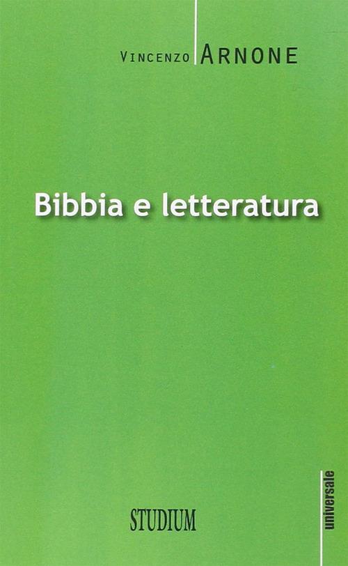 Bibbia e letteratura - Vincenzo Arnone - copertina