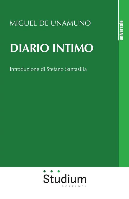 Diario intimo - Miguel de Unamuno - copertina