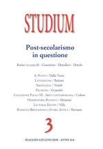 Studium (2018). Vol. 3: Post-secolarismo in questione.
