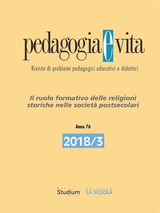 Il Pedagogia e vita (2018). Vol. 3 - AA.VV. - ebook