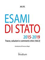 Esami di stato. Tracce, soluzioni e commenti critici. Vol. 3: Esami di stato. Tracce, soluzioni e commenti critici