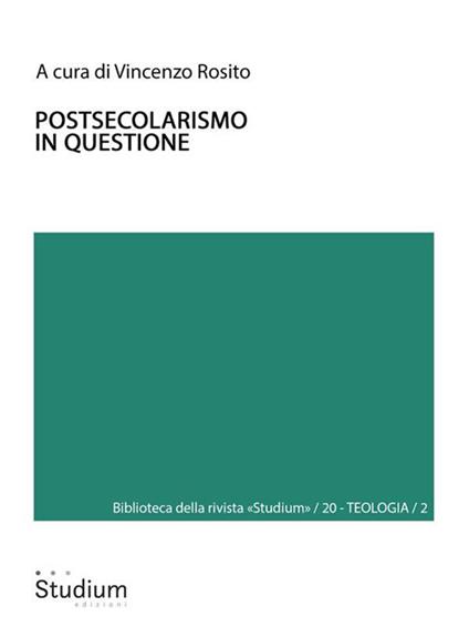 Postsecolarismo in questione - Vincenzo Rosito - ebook