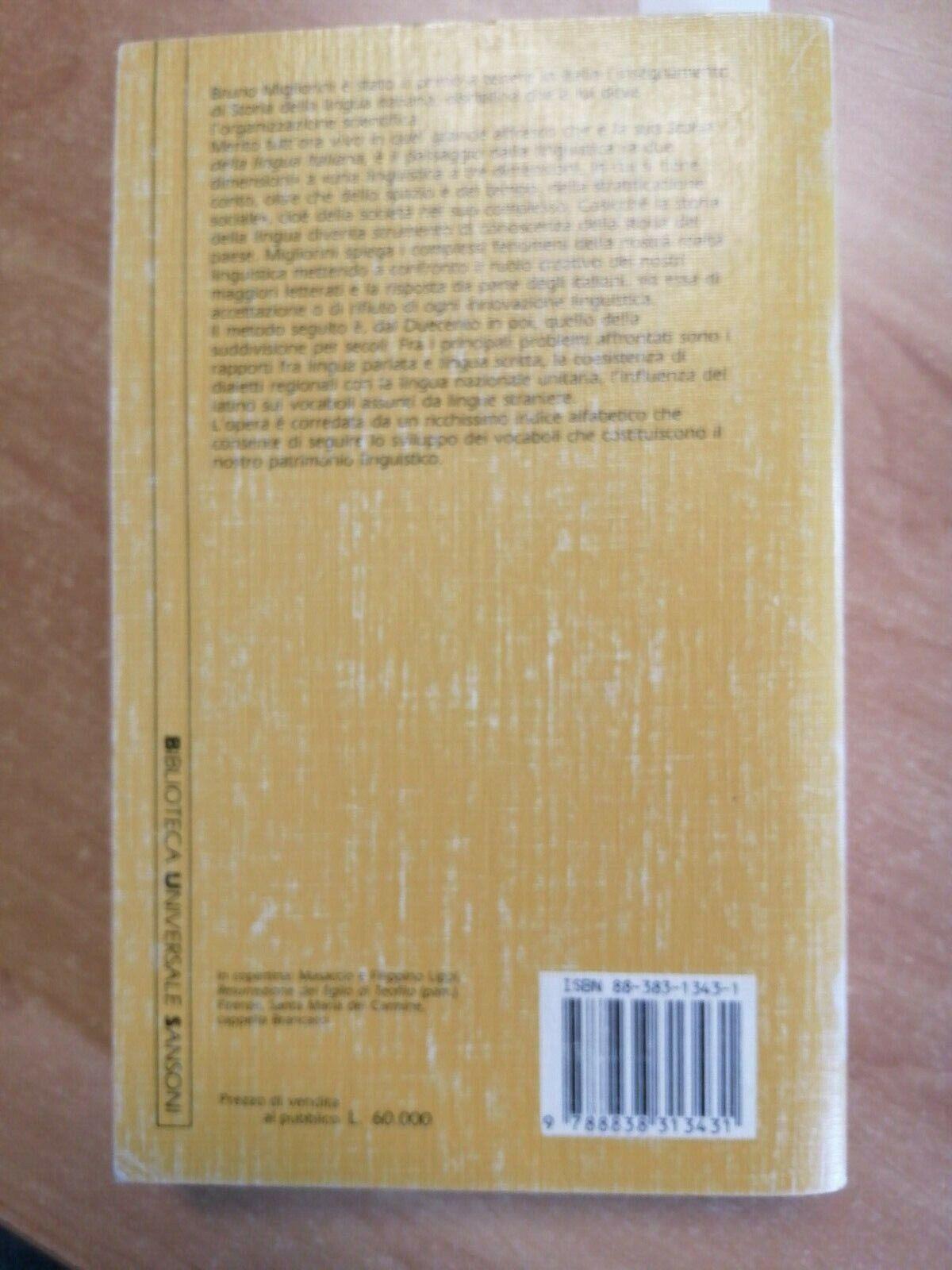 Storia della lingua italiana