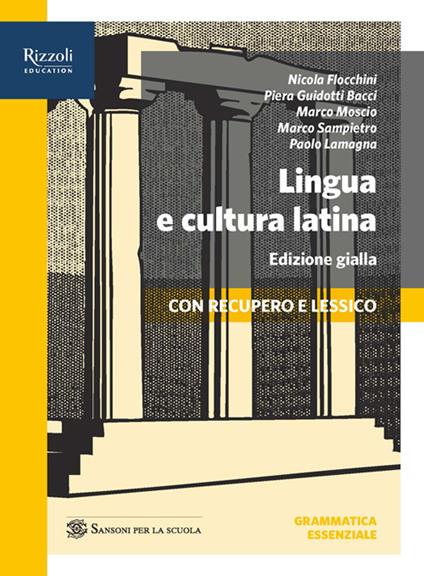 Lingua e cultura latina. Percorsi 1+repertori lessicali+traduzioni. Ediz. gialla. Per le Scuole superiori. Con e-book. Con espansione online. Vol. 1 - copertina