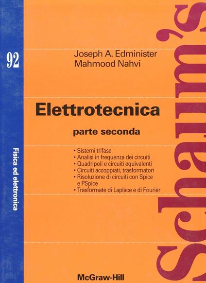 Elettrotecnica. Vol. 2 - Joseph A. Edminister,Mahmood Nahvi - copertina