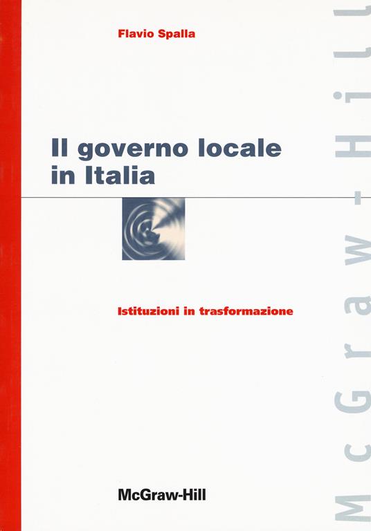 Il governo locale in Italia - Spalla - copertina