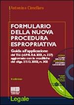  Formulario della nuova procedura espropriativa