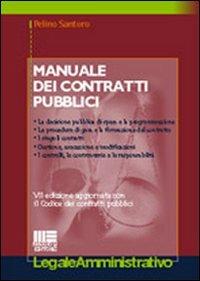 Manuale dei contratti pubblici - Pelino Santoro - copertina