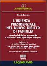 L' udienza presidenziale nel nuovo diritto di famiglia