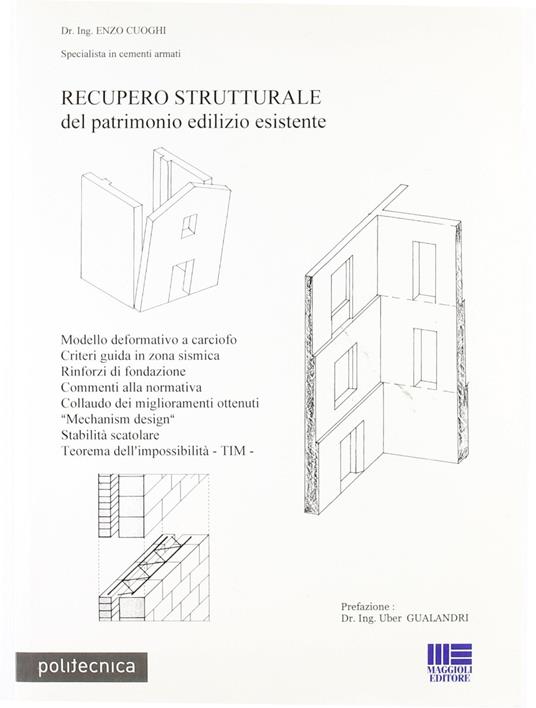 Recupero strutturale del patrimonio esistente - Enzo Cuoghi - copertina