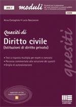 Quesiti di diritto civile (istituzioni di diritto privato)