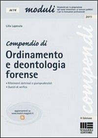 Compendio di ordinamento e deontologia forense - Lilla Laperuta - copertina