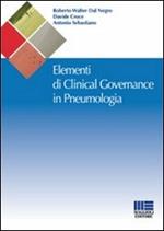 Elementi di clinical governance in pneumologia