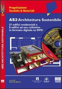 AS3 Architettura Sostenibile. Con DVD-ROM - copertina