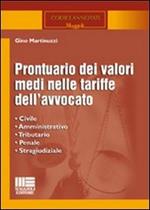 Prontuario dei valori medi nelle tariffe dell'avvocato
