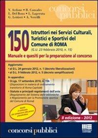 150 istruttori nei servizi culturali, turistici e sportivi del comune di Roma - copertina