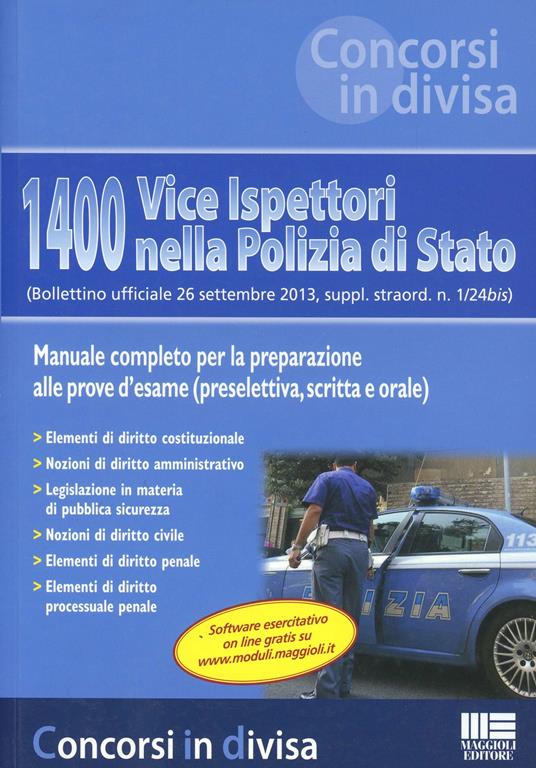 1400 vice ispettori nella Polizia di Stato - copertina