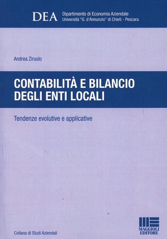 Contabilità e bilancio degli enti locali - Andrea Ziruolo - copertina