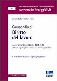 Compendio di diritto del lavoro - Daniela Irollo,Gaetano Irollo - copertina
