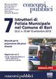 7 Istruttori di Polizia Municipale nel comune di Bari (G.U. n. 73 del 13 settembre 2013) - copertina