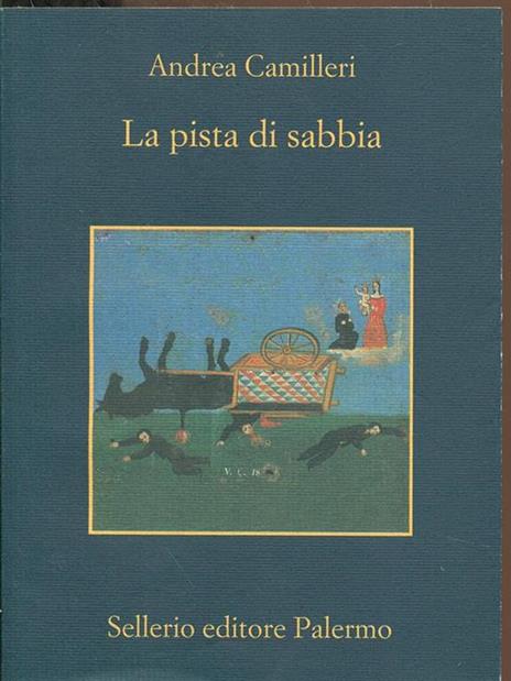 La pista di sabbia - Andrea Camilleri - copertina