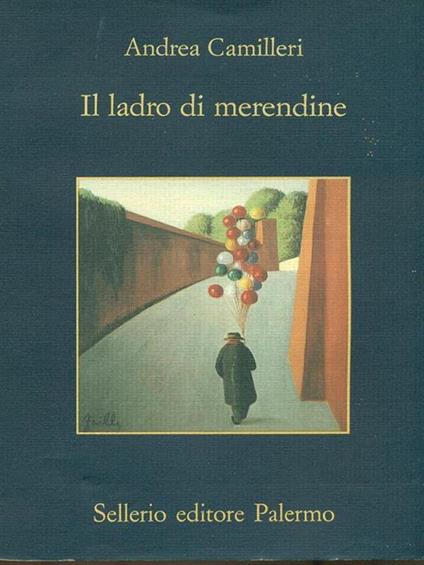 Il ladro di merendine - Andrea Camilleri - copertina