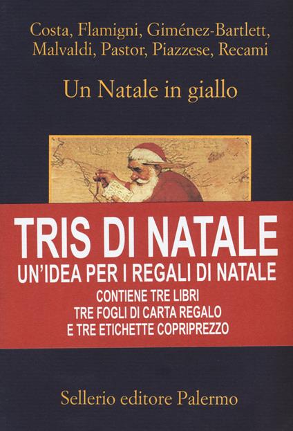 Tris di Natale. Un'idea per i regali di Natale: Un Natale in giallo-Capodanno in giallo-Regalo di Natale. Con gadget - copertina