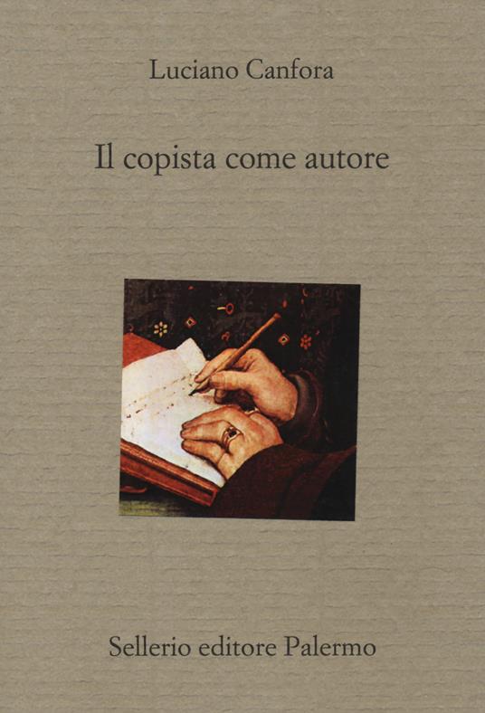 Il copista come autore - Luciano Canfora - copertina