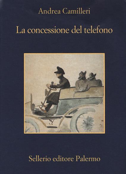 La concessione del telefono - Andrea Camilleri - copertina