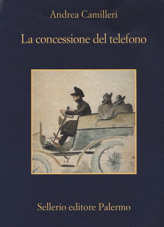 La concessione del telefono - Andrea Camilleri - copertina