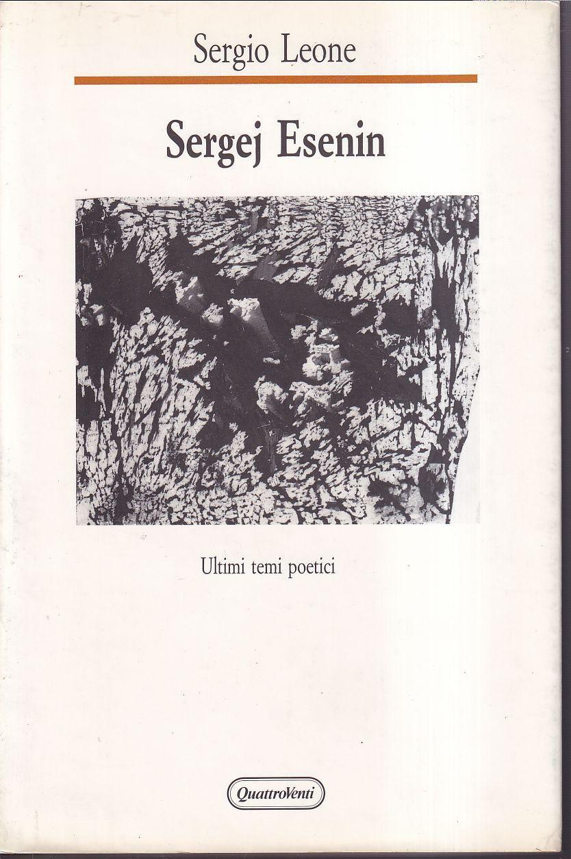 Sergej Esenin. Ultimi temi poetici