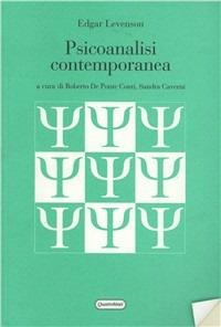 Psicoanalisi contemporanea - Edgar Levenson - copertina