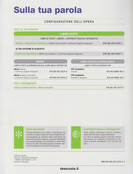 Sulla tua parola. Vol. unico. Con Quaderno operativo. Per le Scuole superiori. Con e-book. Con espansione online - Claudio Cassinotti,Gianmario Marinoni,Guido Bozzi - 2