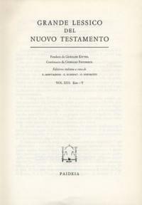 Grande lessico del Nuovo Testamento. Vol. 13 - Gerhard Kittel,Gerhard Friedrich - copertina