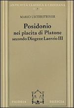 Posidonio nei Placita di Platone secondo Diogene Laerzio III