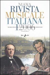 Nuova rivista musicale italiana (2006). Vol. 1 - copertina