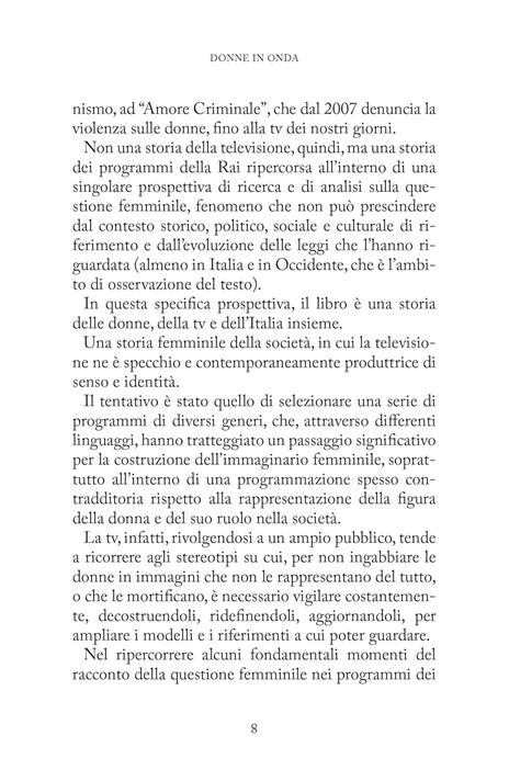 Donne in onda. Il racconto dell'immaginario femminile nei primi 70 anni della RAI - Lorenza Fruci - 3