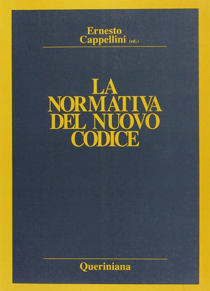 La normativa del nuovo Codice - copertina