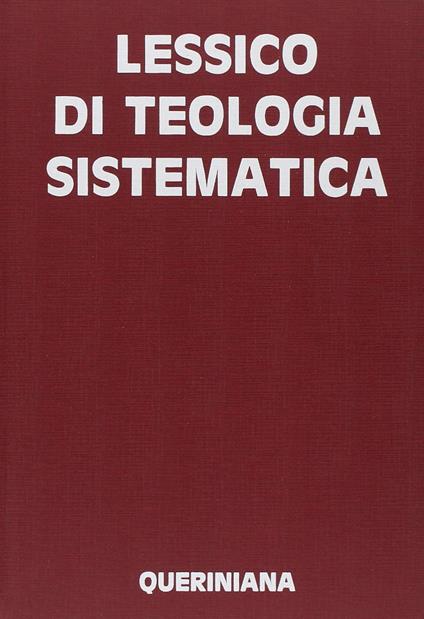 Lessico di teologia sistematica - copertina