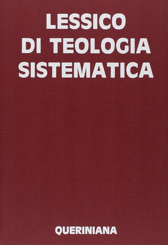 Lessico di teologia sistematica - copertina
