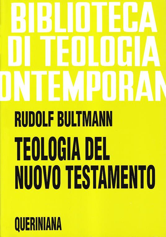 Teologia del Nuovo Testamento - Rudolf Bultmann - copertina