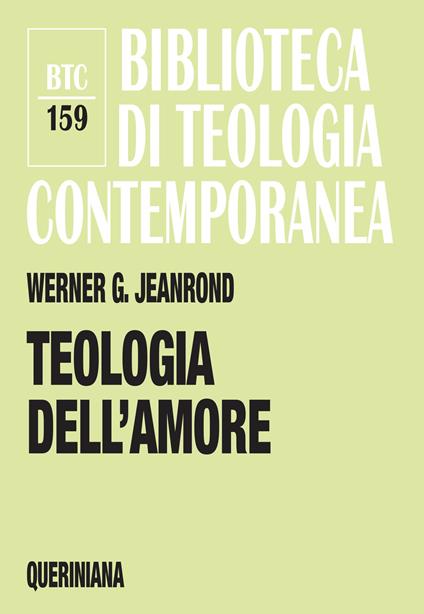 Teologia dell'amore - Werner G. Jeanrond - copertina