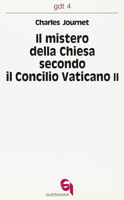 Il mistero della Chiesa secondo il Concilio Vaticano II - Charles Journet - copertina