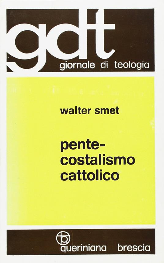 Pentecostalismo cattolico - Walter Smet - copertina