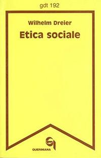 Etica sociale - Wilhelm Dreier - copertina