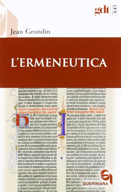 L'ermeneutica - Jean Grondin - copertina